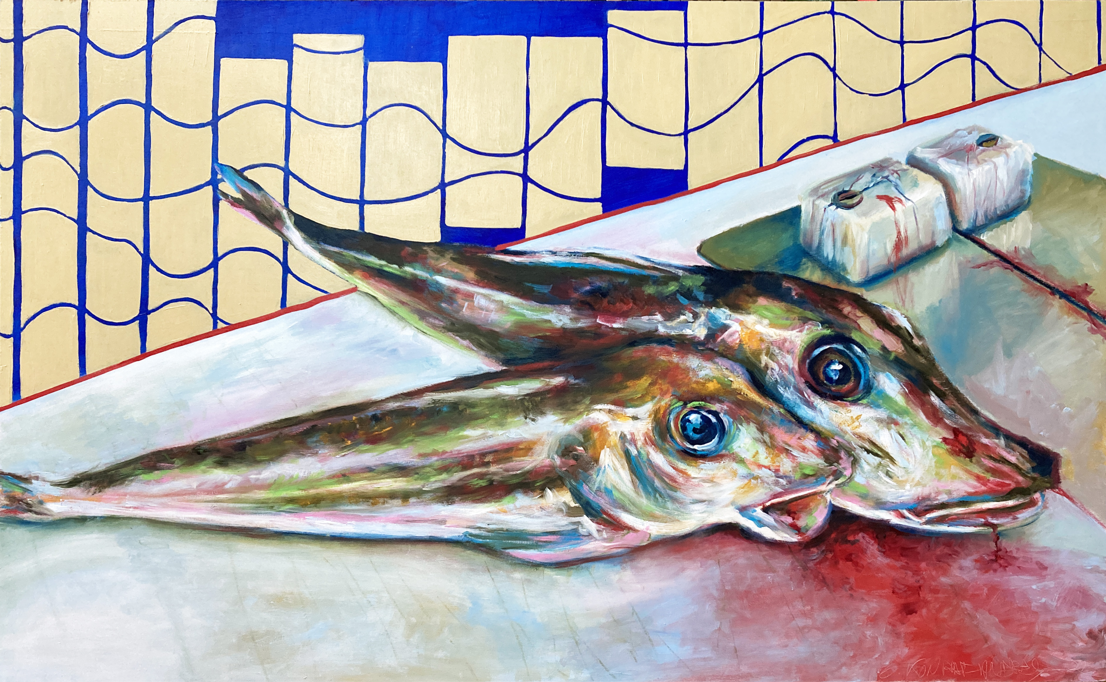 maman poisson 80x130cm