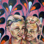 les jumelles 110x100cm